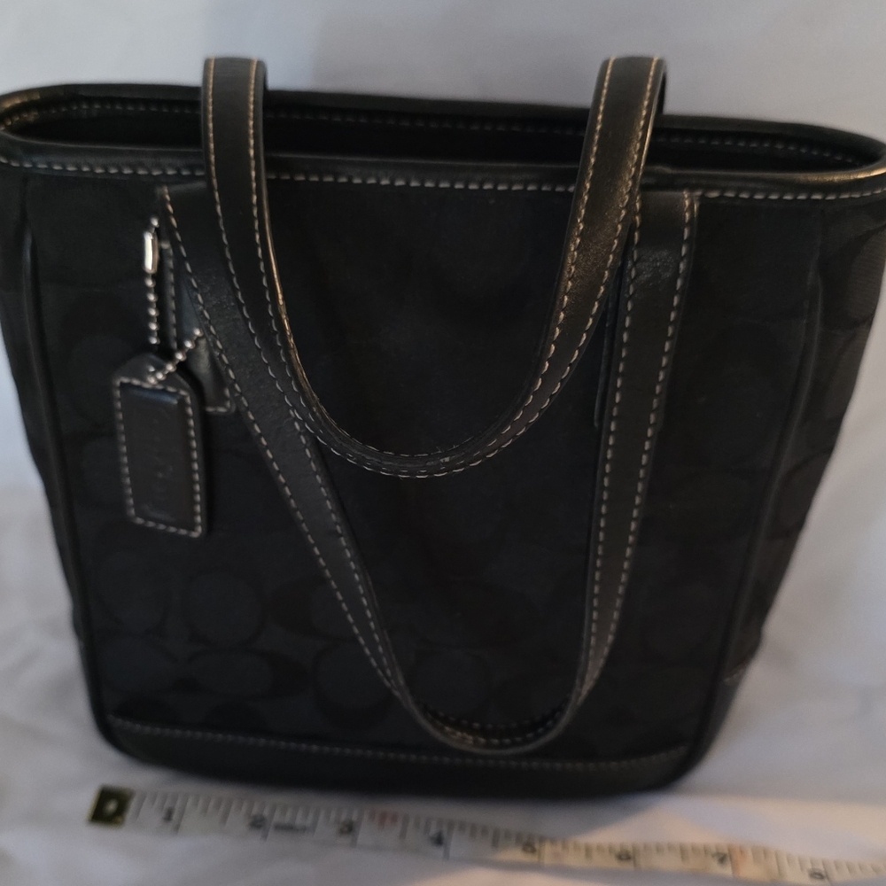 Authentic Rare COACH Signature Mini Tote Purse Bag